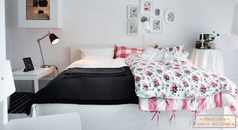ružovo-biela-spálňa-design