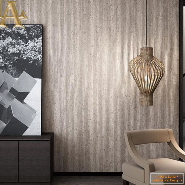 vinobranie-béžová-hnedá-vertikálne-prúžkované-tapety-spálňa-obývacia izba-dekor-jednoduché-papier-art-wall-pruhy-tapety-design
