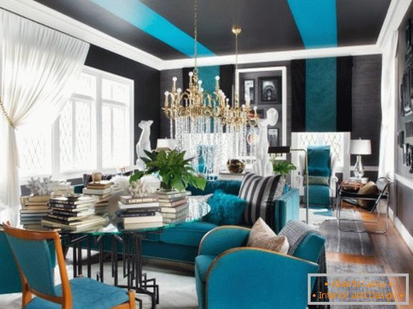 Luxusné obývacia izba dizajn 2015 rok