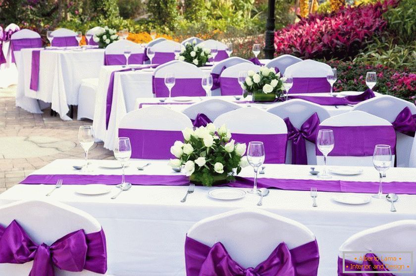 Dekorácia svadobných stolov