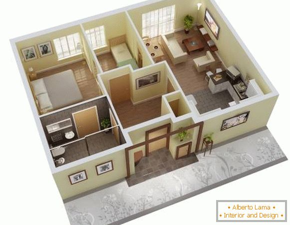 3D projekty rodinných domov