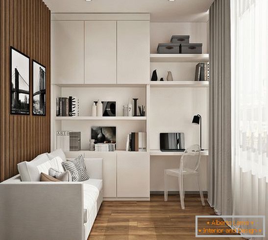 interiérový dizajn dvojizbového bytu, foto 9