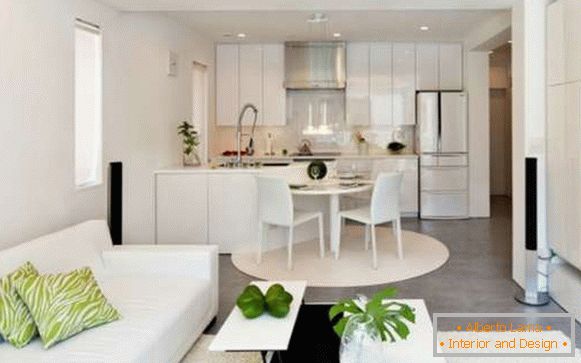 kuchynský dizajn obývacej izby v modernom štýle, foto 27