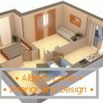 Jednoduchý dizajn bytu