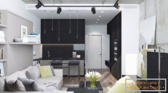 Štýlový dizajnový apartmán 30 m² v podkroví