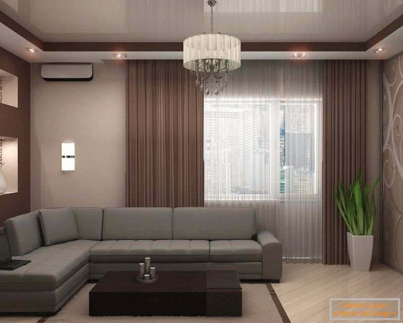 Klasický interiér obývacej izby