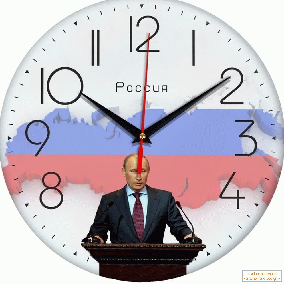 Putin na hodinky