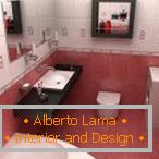 Dvojfarebný dizajn kúpeľne