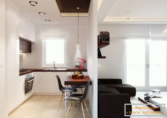 Jeden štvorizbový apartmán o rozlohe 40 m² v minimalistickom štýle