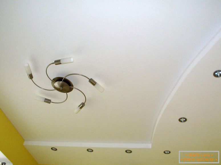 Návrh stropov zo sadrokartónu - 140 fotiek nápadov