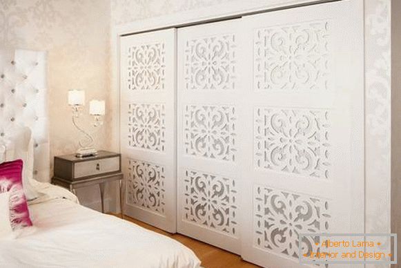 Šatňa v spálni - luxusný dizajn foto dizajnu 2016