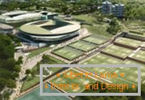 Všeobecný plán Wimbledonu od architekta Grimshawa