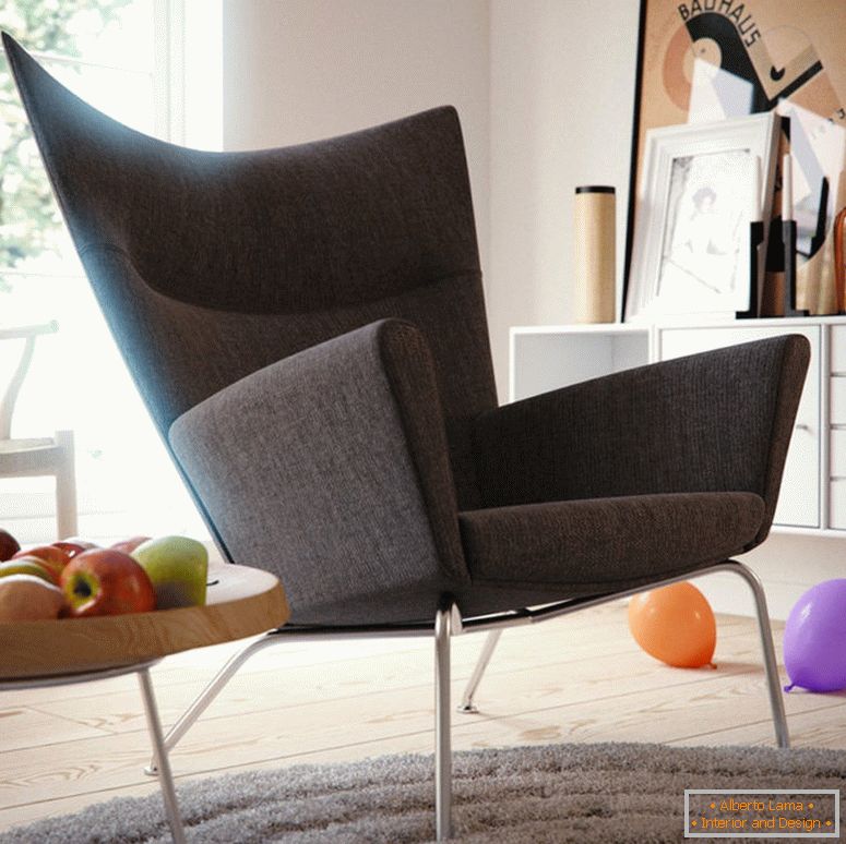 šedá-obývačka stolička-stolička-Modern-stoličky-k-obývacia izba-photo