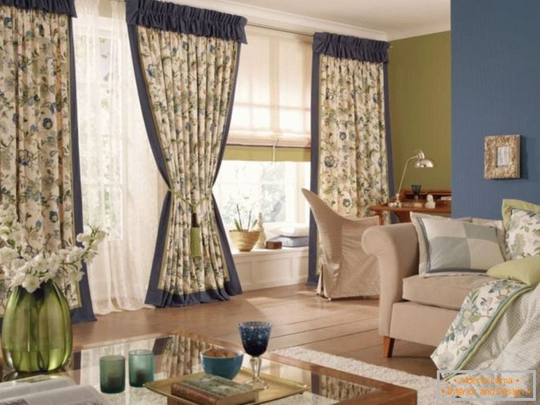 Obývacia izba v štýle provence - 80 fotiek nezvyčajných