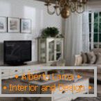 Obývacia izba v štýle provence - 80 fotiek nezvyčajných