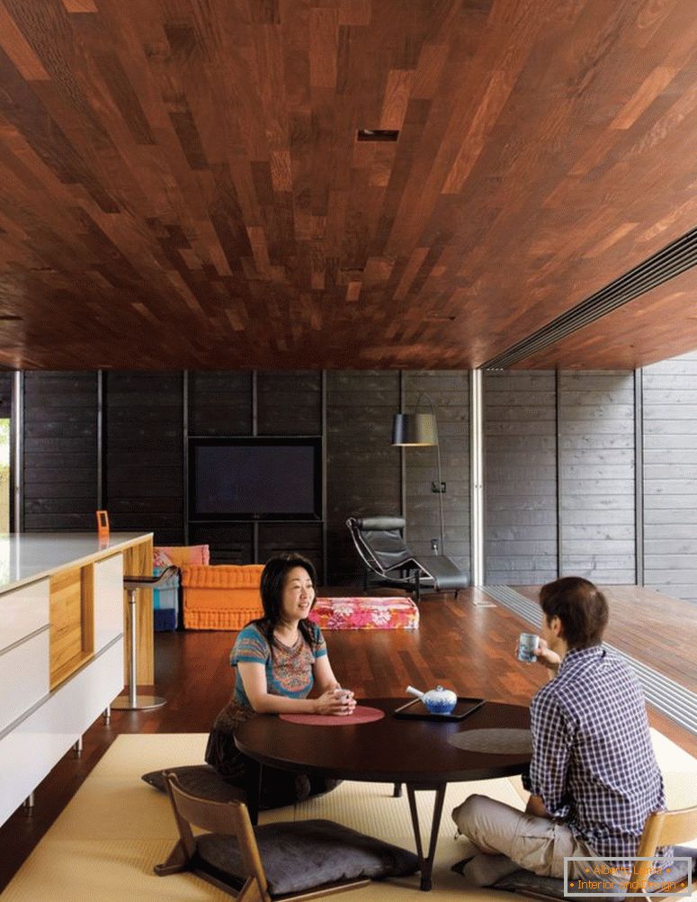 moderný-japonský-obývacia izba-nábytok-sady-s-tmavo-drevené-kávu-úžasné-jedálenský-dizajn-nápady-kuchyne-priestor-stola-a-oblasť-koberec strop-dizajn-úžasný-japonský interiérový dizajn interiéru design-koľaje-bl