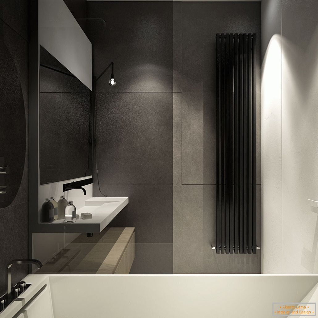 Návrh kúpeľne pre malý apartmán v podkrovnom štýle - фото 3