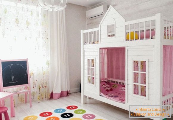 dizajn detskej izby pre dievča Foto interiéry