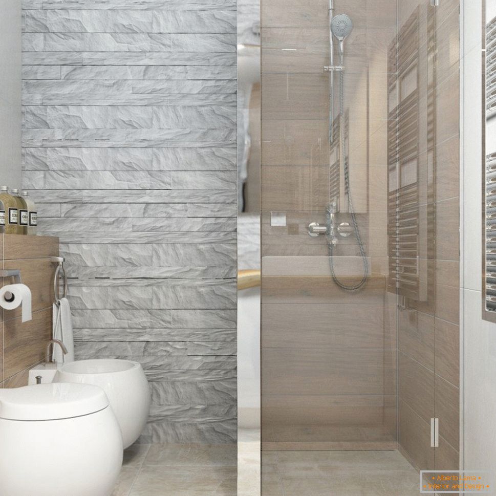 Kúpeľňový dizajn v bielej minimalistickom štýle