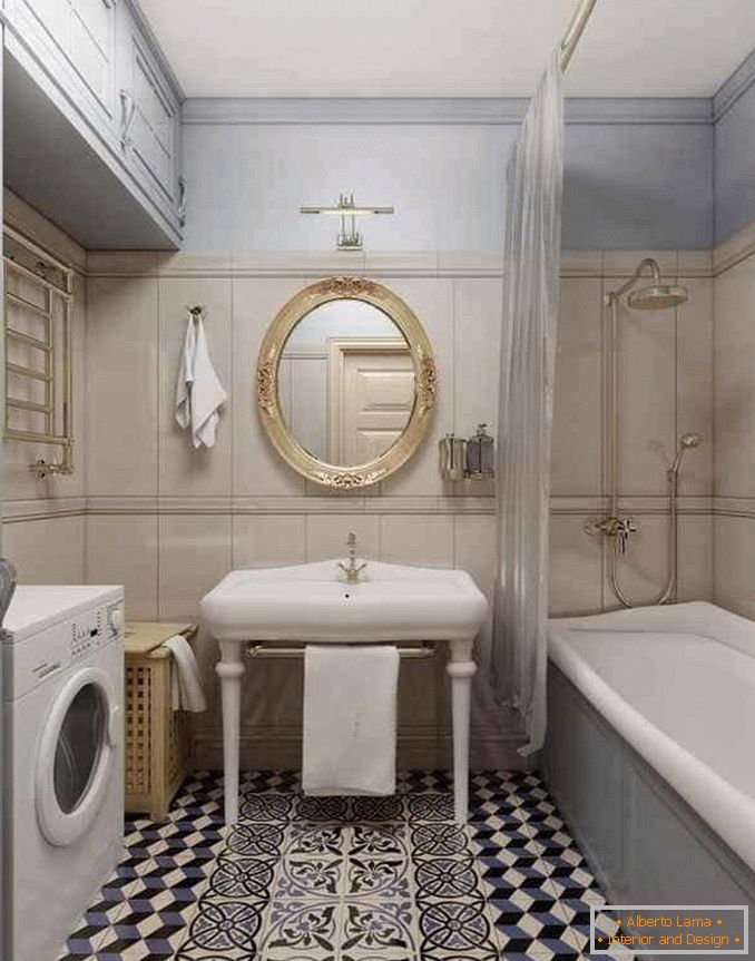Kúpeľňový dizajn kombinovaný s kúpeľňou