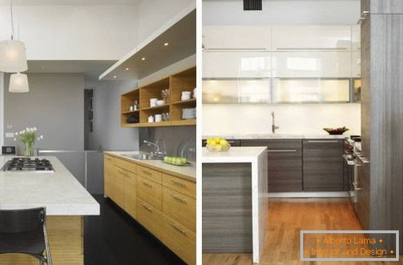 Kuchynský dizajn sivý vo vnútri - výber fotografií