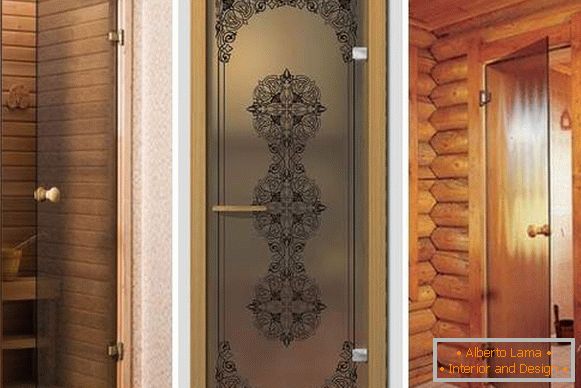 Dvere pre saunové sklo - vyberte dizajn a kvalitu