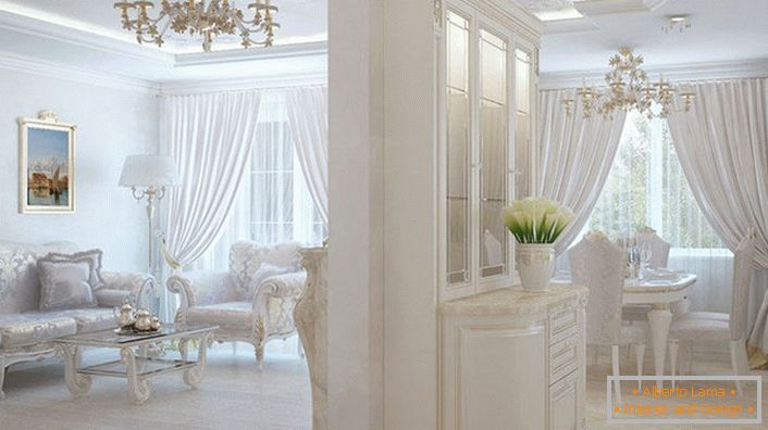 Luxusný interiér obývacej izby