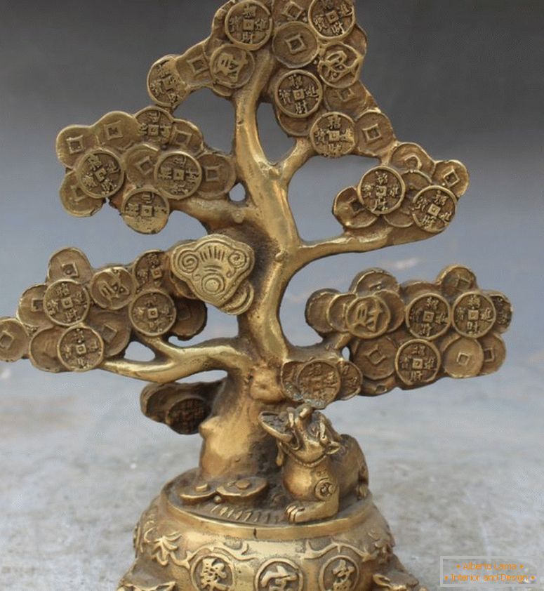 18 cm s označením-čínsky-bronz-fengshui-Bixi šelma-Pixie-font-b-šťastie-b-font-font-b-tree