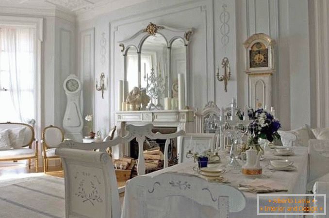 Klasický interiérový dizajn v škandinávskom štýle