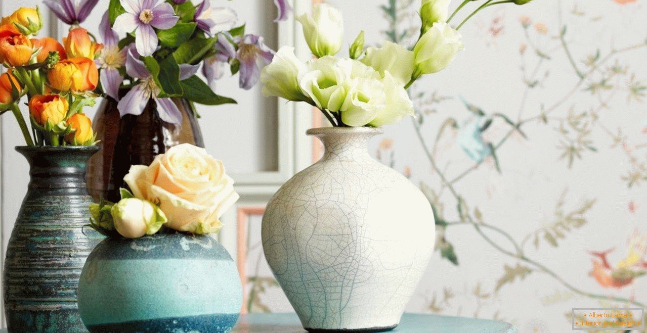 Dekorujte vázy vlastnými rukami