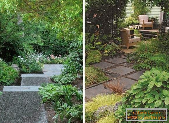 Krásna dlažba pre záhradné chodníky - fotografie v záhrade a pri chate