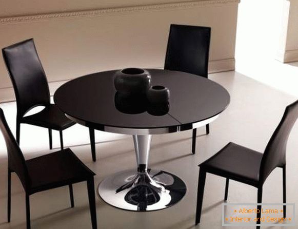 okrúhly skladací stôl pre kuchyňu, foto 16
