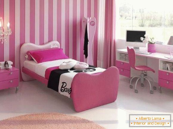 Detská izba v štýle Barbie