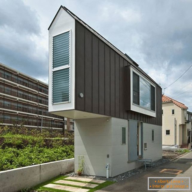 Dom podivnej formy od Mizuishi Architects Atelier