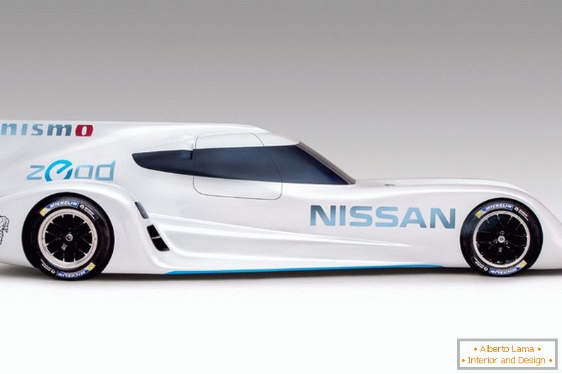 Koncepcia pretekárskeho elektrického vozidla ZEOD RC od spoločnosti Nissan