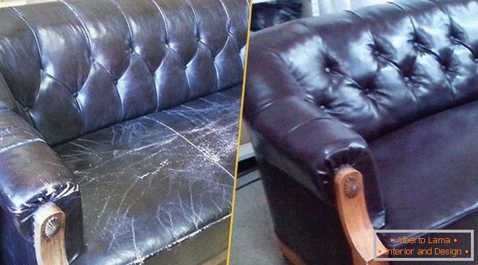 Ohýbanie čalúneného nábytku pred a po, foto 11