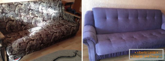 Vyťahovanie čalúneného nábytku pred a po, foto 19