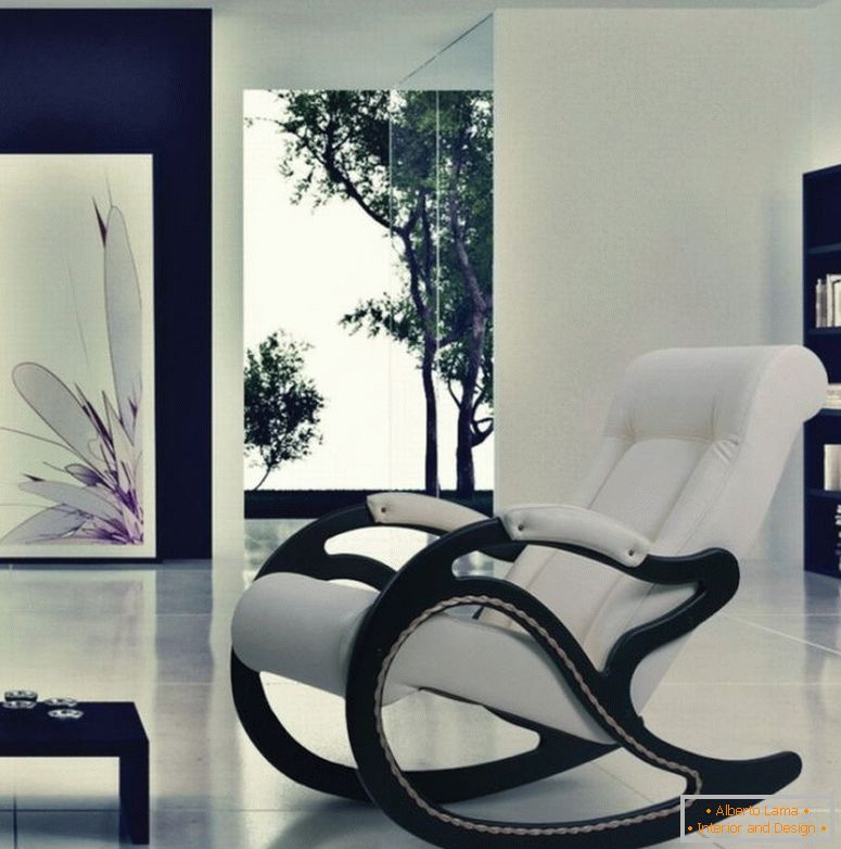 Hojdacia kreslá v interiéri - 115 fotiek noviniek