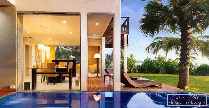 Izby v hoteli Uga Bay na Srí Lanke
