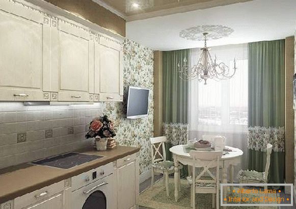 Usporiadanie kuchyne obývacia izba 20 m2 M foto, foto 35