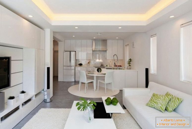white-kuchyne-obývacia izba-design-nápady-vzťahujúce sa k obývacia izba-a-kuchyňa s kombinovaným Design-nápady-for-remodelácie-the-kuchyňa-a-obývačka-priečky