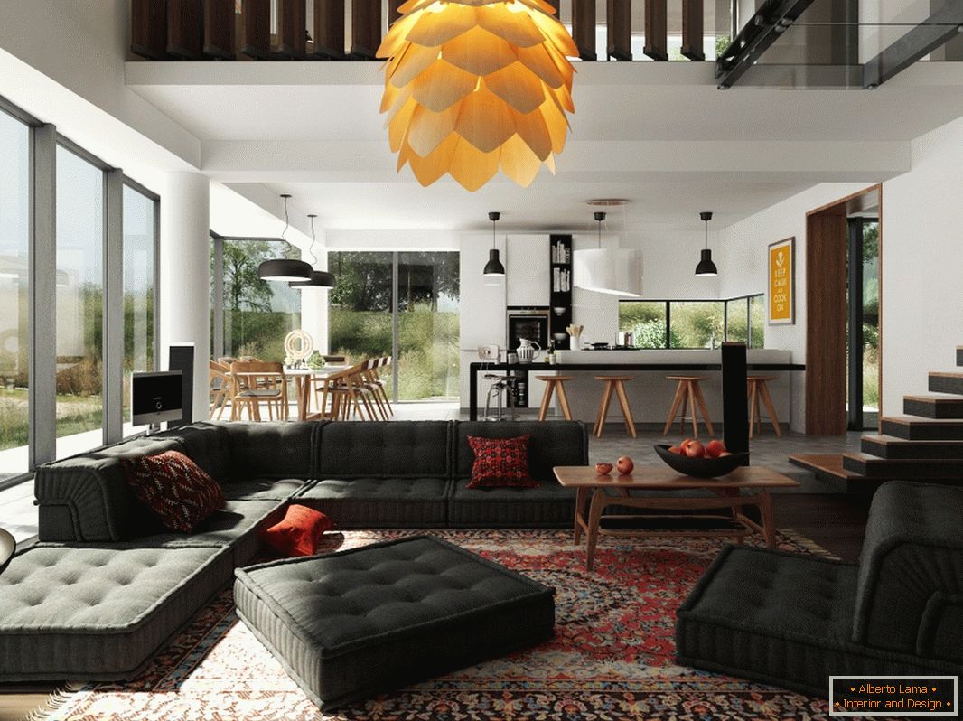 Interiérový dizajnový apartmán od Egar Zeimanis