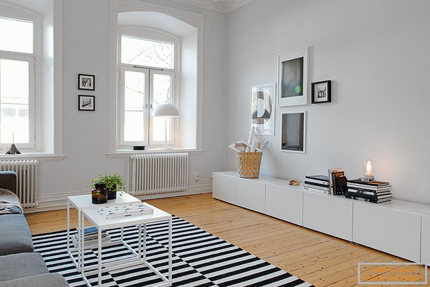 Interiér bytu v Štokholme