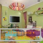 Farebný lustr pre detskú izbu
