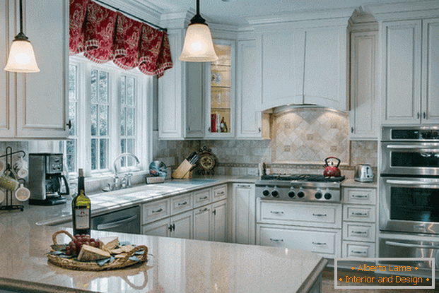 malá kuchyňa v štýle foto Provence интерьер