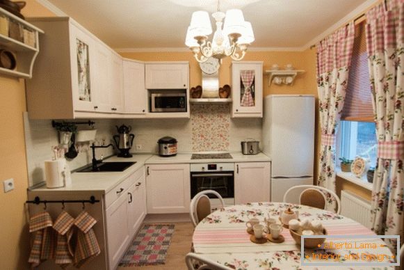 malá kuchyňa v štýle foto Provence интерьер