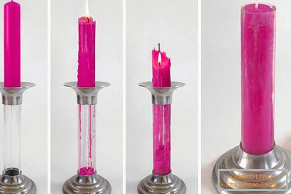 Opätovne použiteľná sviečka