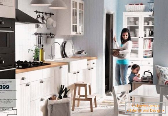 Biela kuchyňa Ikea 2015