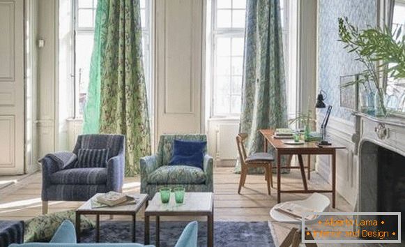 Módne tkaniny na záclony, nábytok a koberce 2016 od spolku Designers Guild