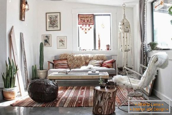 Bohemian interior design - foto 2016 moderné nápady
